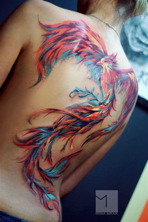 ave fenix resurgiendo de las cenizas tatuaje|Tatuaje ave fénix: Resurgiendo de las cenizas 